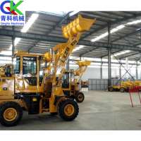 Special loader f construction site Concrete feeder. a multi-purpose road repair loader QK910 compact skid steer loader