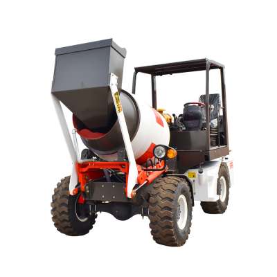 Self loading mobile 0.7cubic concrete mixer for sale