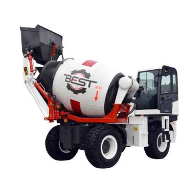 Chinese brand 1.5 cubic self loading hydraulic concrete mixer